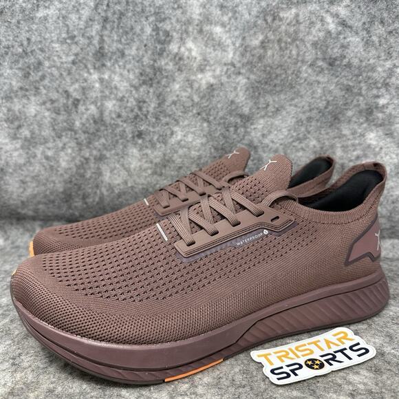 Flux Adapt Runner Running Shoes Mens Size 12.5 Cocoa Waterproof Sneaker - Picture 1 of 9